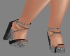 !R! Sandals Gray Chunky