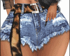 denim Cheetah shorts 2