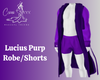 Lucius Purp Robe/Shorts