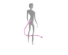 pink tail with fog