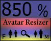 Any Avatar Size,850%