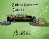 Zebra Nursery Couch