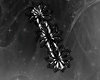 Flower Clip Black