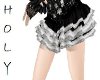 cute corset skirt black