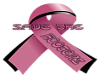 Z Pink Ribbon Sticker 2