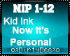 KidInk: Now Its Personal