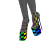 rainbow checker
