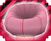 *D* Pink Bean Bag Chair