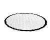 round rug white & black