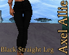 AA Black Straight Leg