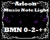 Bicolor Music Note Light