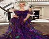PURPLE-NEON GOWN