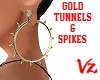 Spike Hoops Gold