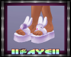 ! K Lilac Bunny Shoes