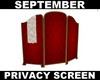 (S) Privacy Screen Rouge