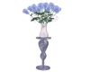 Blue Roses on Stand