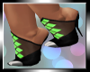 Neon Lime Diamond Heel
