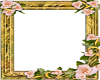 rose frame sticker