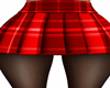 Autumn Fall Red Skirt