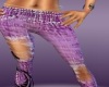 faded jeans purple