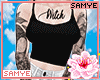 e Witch Tattoed Top