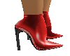 *F70  RED ANKLE BOOTS 2