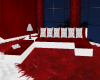 S&R Red/White Couch