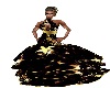 BLACK/GOLDSTAR BALLGOWN