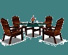 LD Teal Table & Chairs