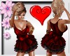 Lj! Love Dress Red