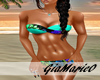 g;tropical aqua bikini