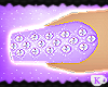 {K} Purple Diva Nails