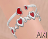 Aki Heart R Bracelet RD