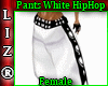 Pants White HipHop(fem)