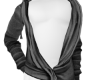 Grey Open Hoody