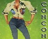 Skinny Jean w Tropic Top
