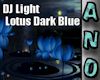 Dj Light Dark Blue Lotus