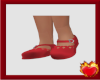 Red Kids Heart Shoes