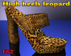 High heels leopard