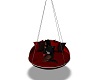red/black cuddle swing