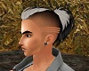 Black/Silver Outlaw hair