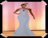 ice blue  eving dress