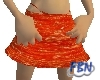 Flaming Red Mini Skirt