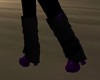 (MSD) Blk/purp boots