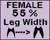 Leg Thigh Scaler 55% Fem