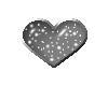 gray heart sparkleglass