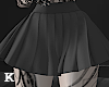 gray mini skirt