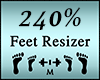 Foot Shoe Scaler 240%