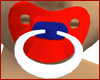 Pacifier Red/White/Blue