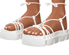Boho White Sandals
